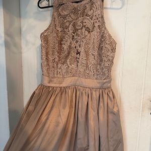 Mustard seed gold dress